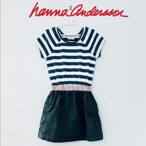 Hanna Andersson Dress Soft Top and Jean Skirt